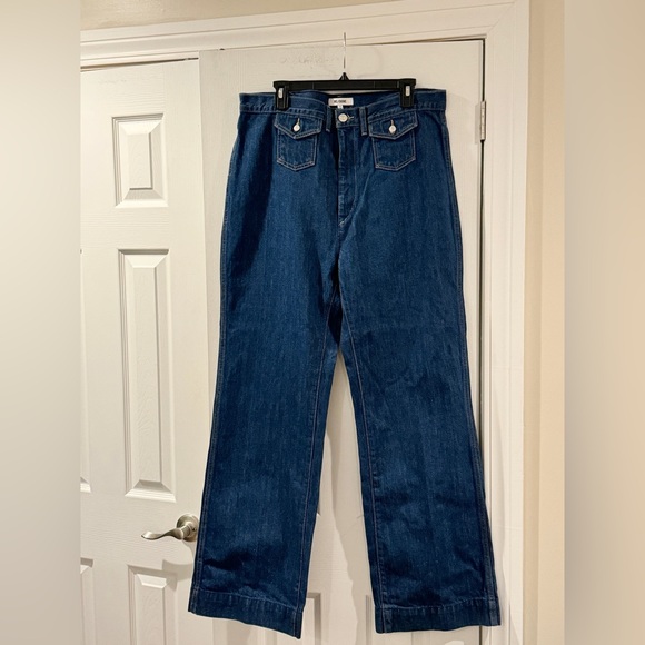 Re/Done 70s Pocket Wide leg in True Rinse size 32 - Picture 4 of 13